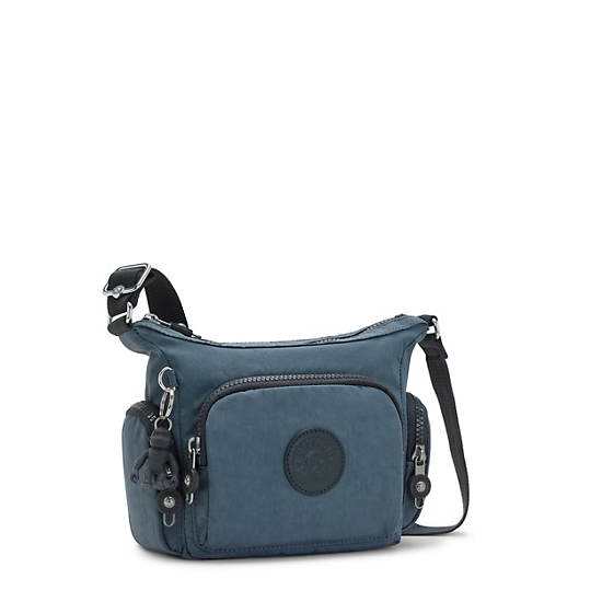 Kipling Gabbie Mini Crossbody Táska Sötétkék Szürke | HU 1114WN